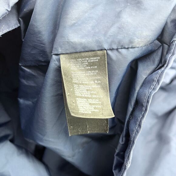 The North Face Womens L HyVent Full Zip Hooded Rain Jacket Lightweight Blue S09 - Picture 6 of 11